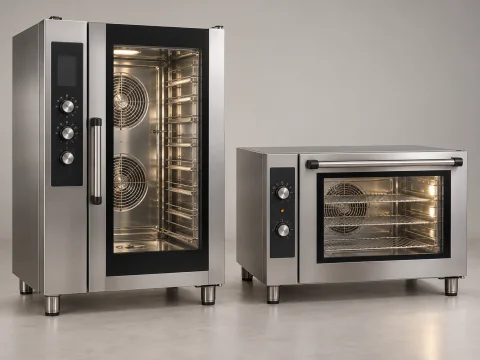 Representative commercial combi and convection ovens