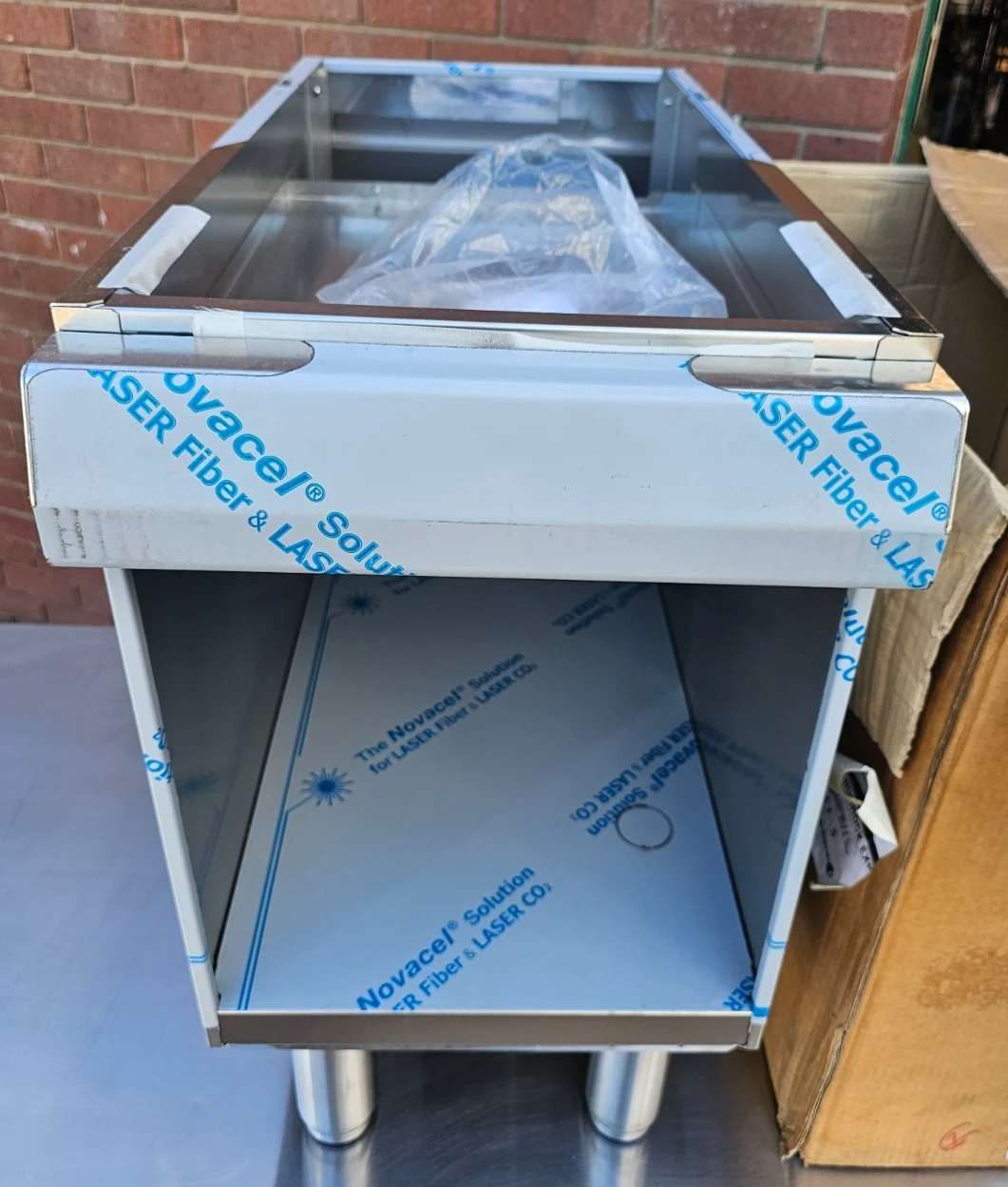 Angelo Po Stainless Steel Equipment Stand with Undershelf, 65 x 35 x 64cm — photograph 1
