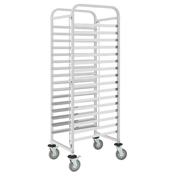 Vogue JB375 16-Tier Patisserie Tray Trolley for 600 x 400mm Trays