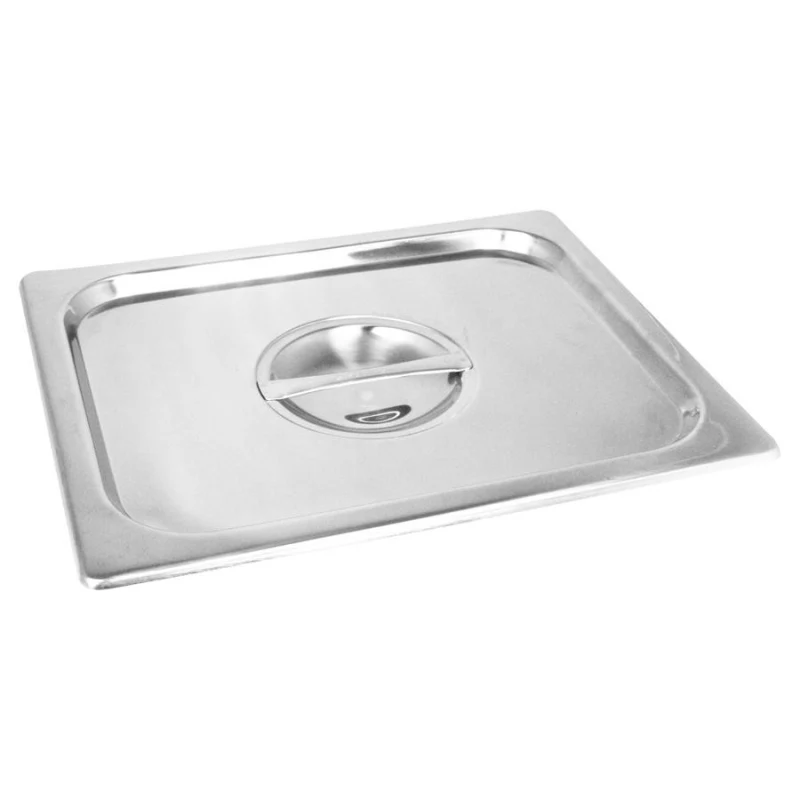 Sunnex 1702D Stainless Steel 1/2 Gastronorm Lid, 325 x 265mm