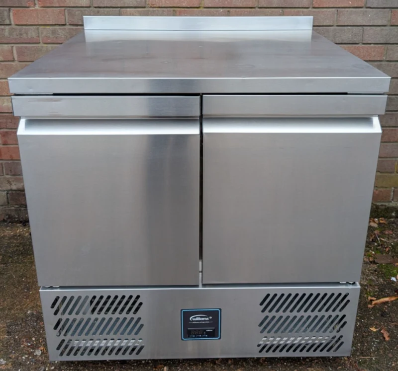 Williams Aztra HAZ10CT-SA Two-Door Counter Fridge on Castors, 234 Litre