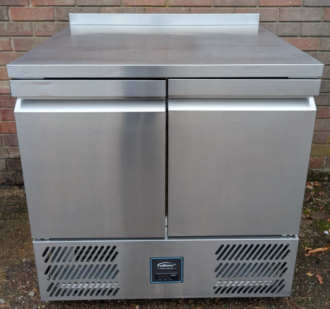 Williams Aztra HAZ10CT-SA Two-Door Counter Fridge on Castors, 234 Litre — photograph 1