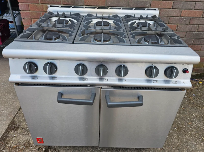 Falcon Dominator Plus G3101 Six Burner Natural Gas Oven Range